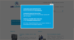 Desktop Screenshot of aircompany.com.br